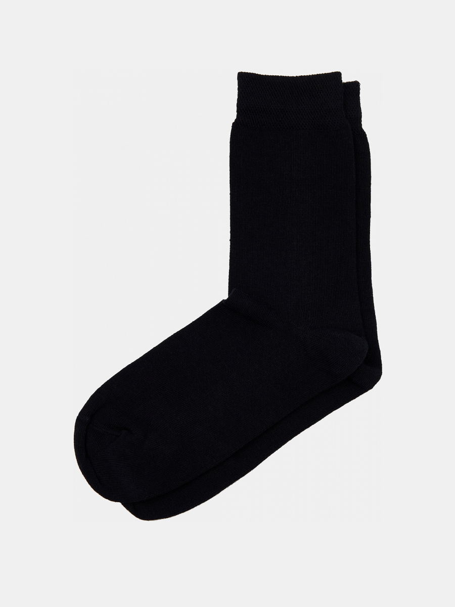 АУОН048500_Н Носки детские 80% хл.15%п/а, 5%эл.р.22-24 черные