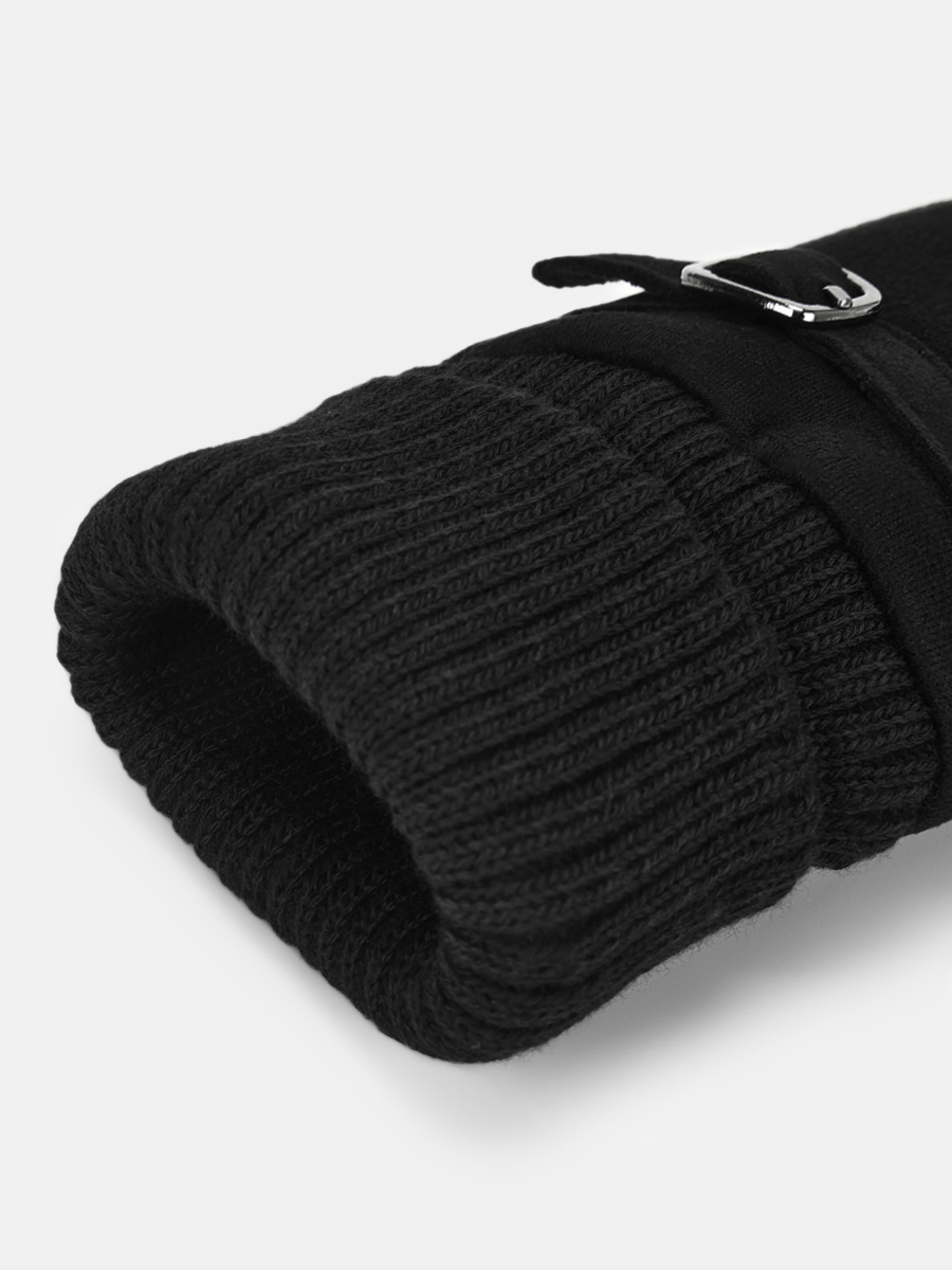 АУГП111100_Н Перчатки жен.Ralf Ringer,90%по лиэстер,10%эласт,1 размер,чер