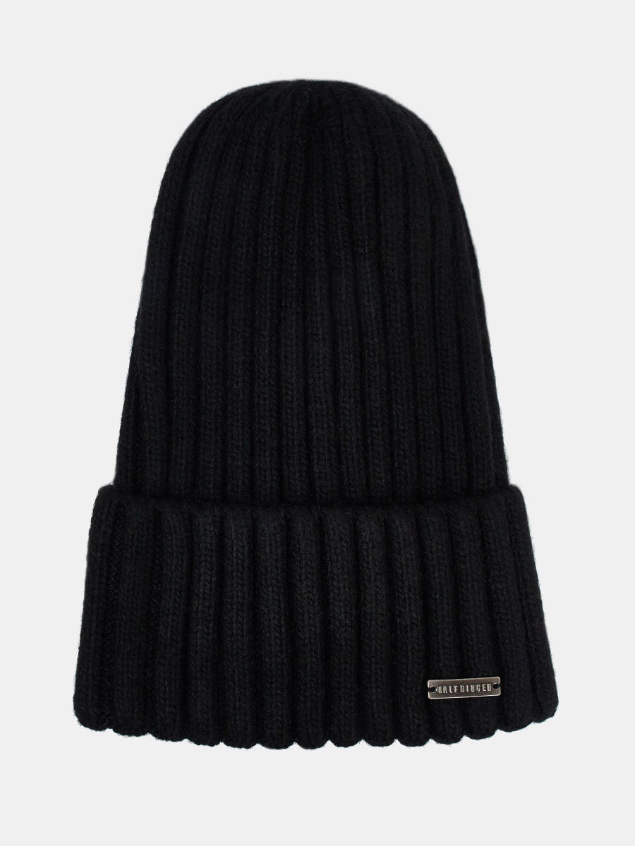 KENT03-P-01 Шапка мужская 60%нейл,30%виско за,10%кролик,б/разм,черная