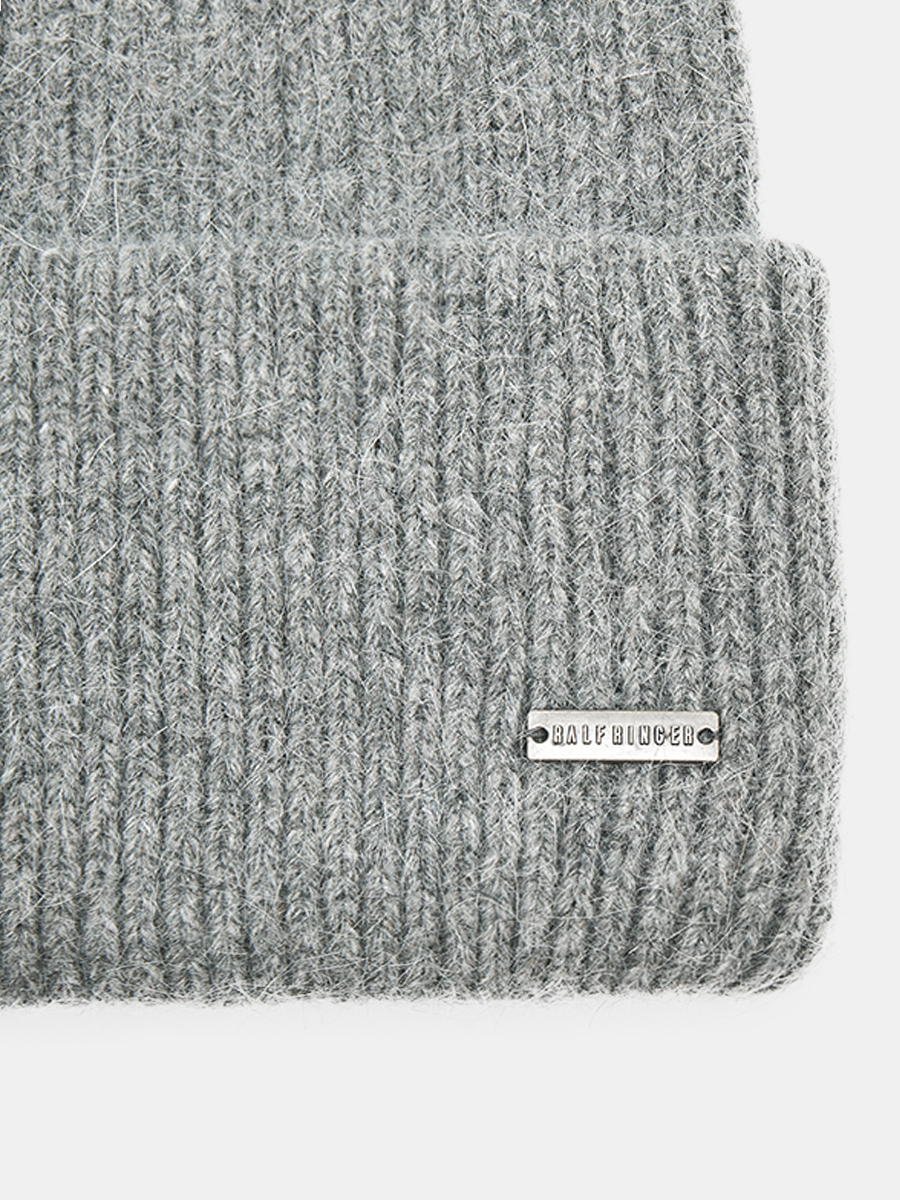 АУГЧ092800_Н Шапка женская Ralf Ringer 60% ангора,40%вискоза,серая