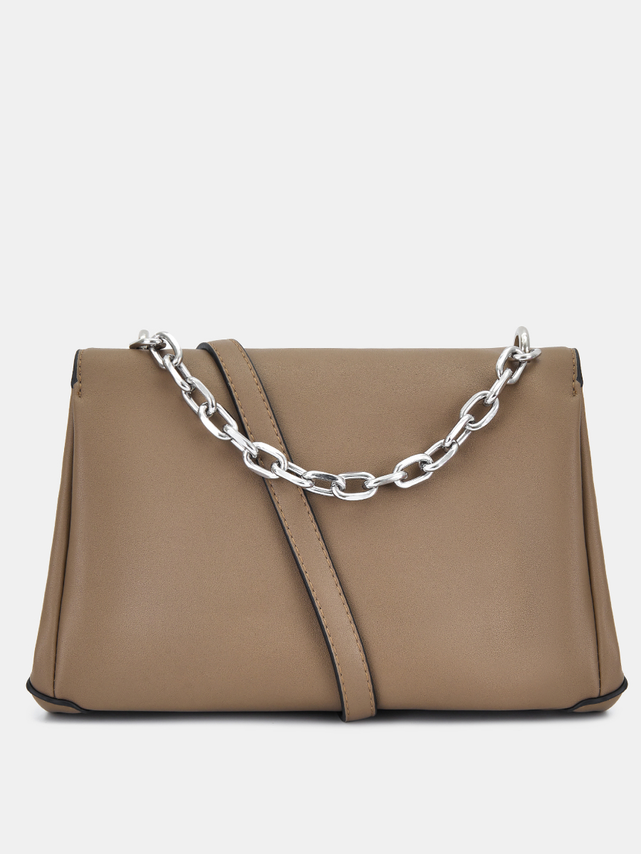 Сумка женская, темно-бежевая, 22*15*10 