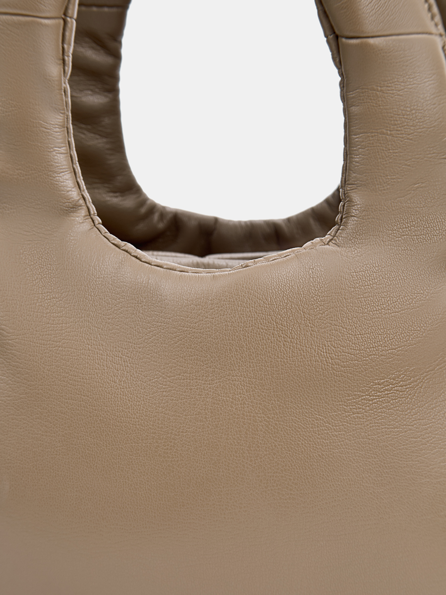 Сумка женская, бежевая, 18*8*16