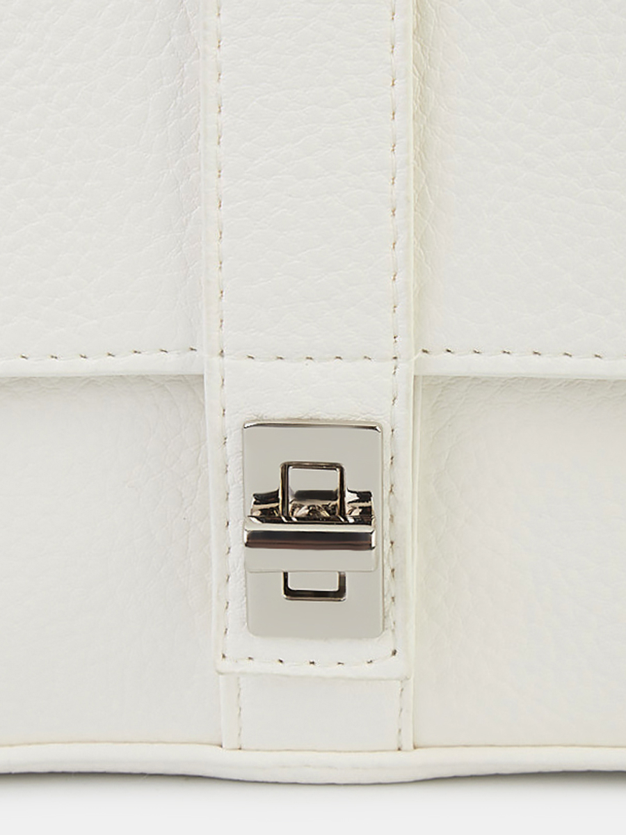 Сумка женская, белая, 15х17х7