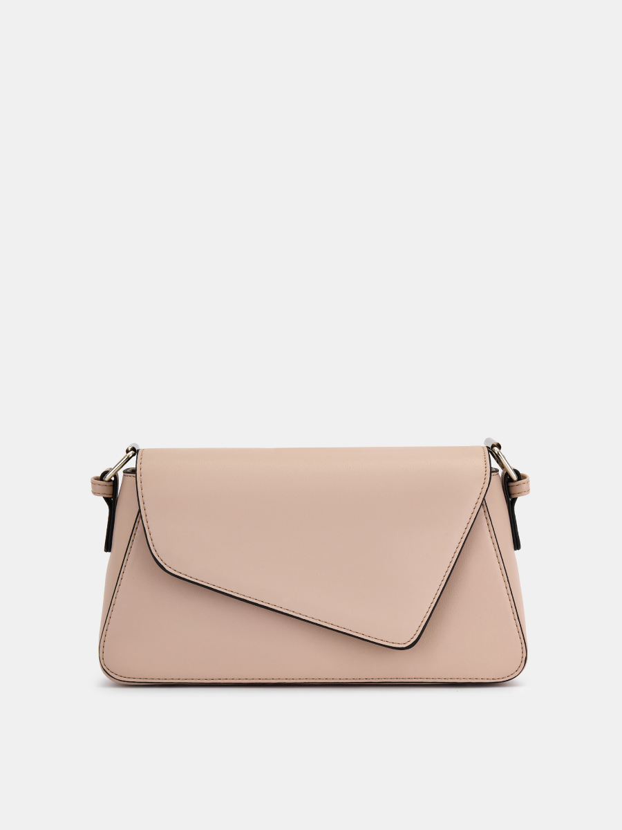 338100/03-06RF Сумка женская,искусственная ко жа,12x25x7,бежевая