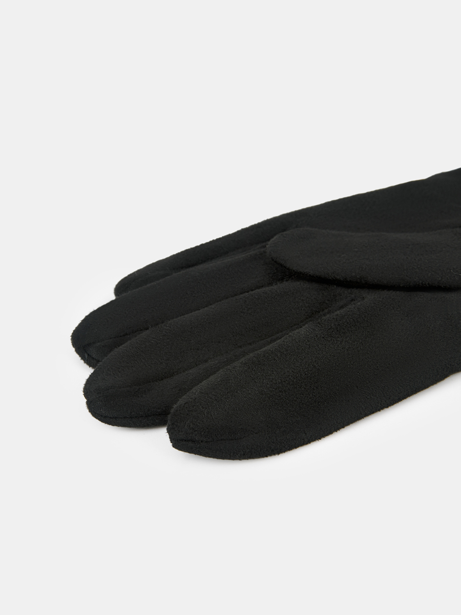 DANUBE03-P-01_Н Перчатки мужские Ralf Ringer, 100%полиэст,без размерн.черные