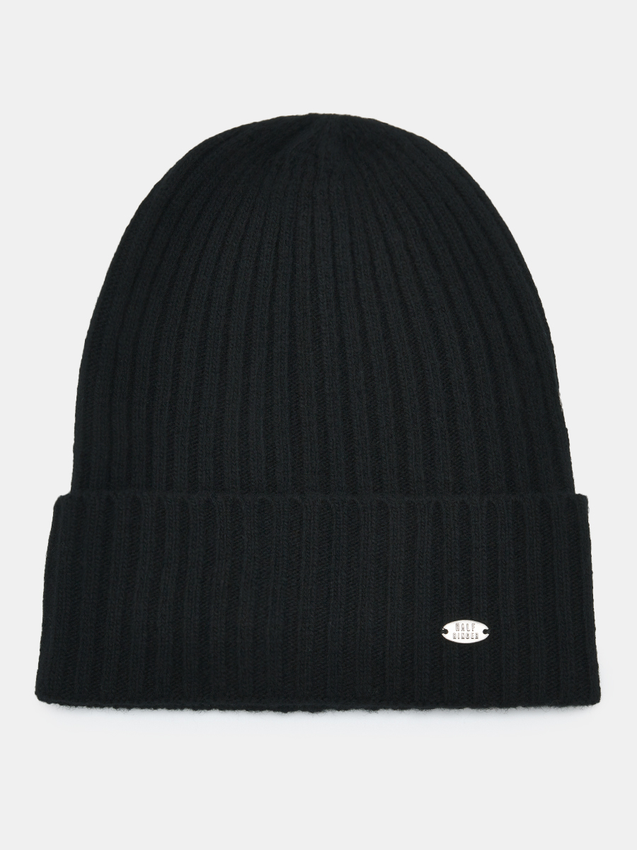 АУГЧ087900_Н Шапка женская Ralf Ringer 100% шерсть мериноса,черная