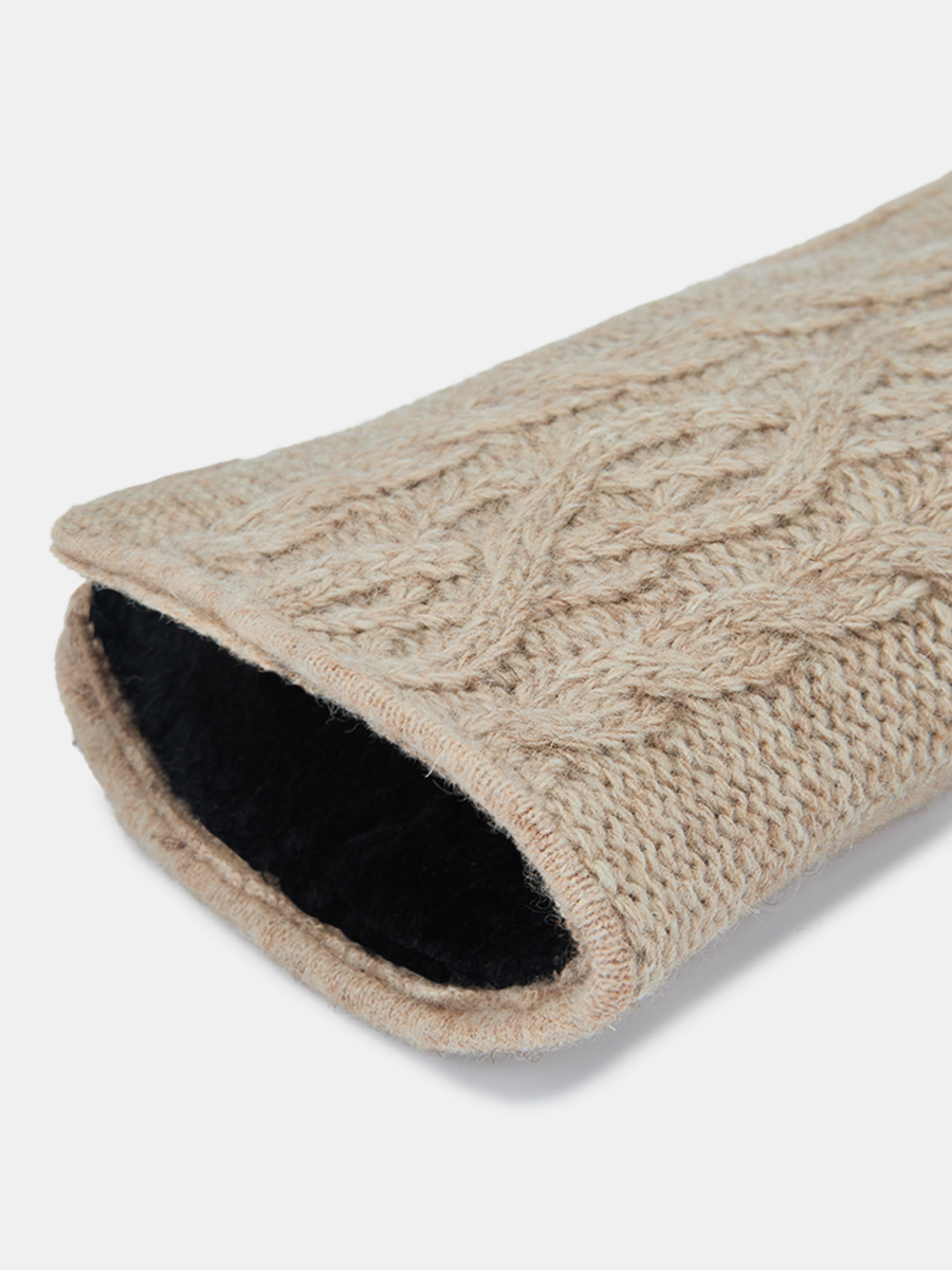 RM18-3_Н Перчатки женские Ralf Ringer90 %шерсть10%эластан,б/р,бежевые