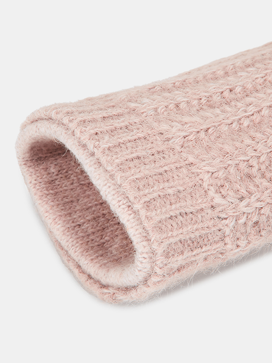 NILE03-P-06_Н Перчатки женск.Ralf Ringer,70% акр,20%шерс,10%полиэст,б/р.роз