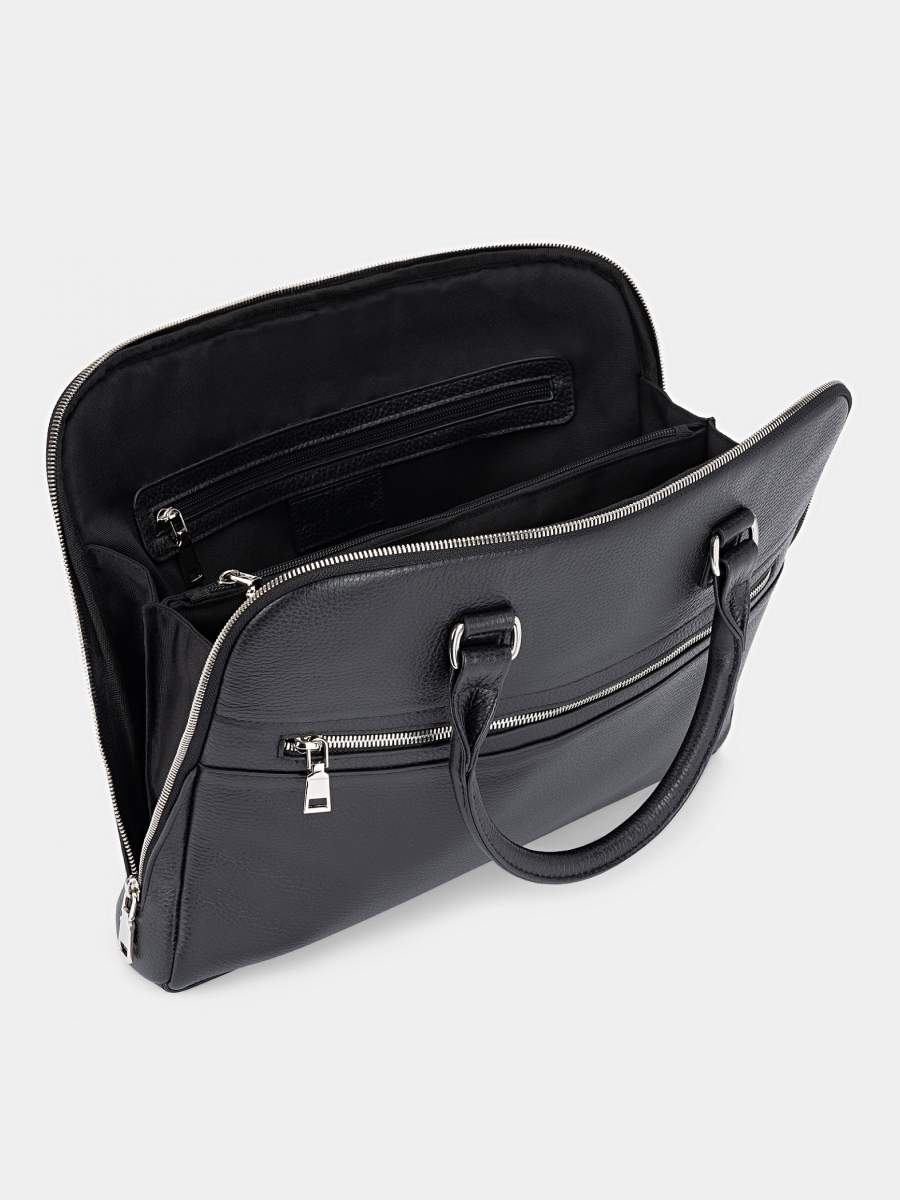 Сумка мужская из натуральной кожи, 38х30,5х4,5 