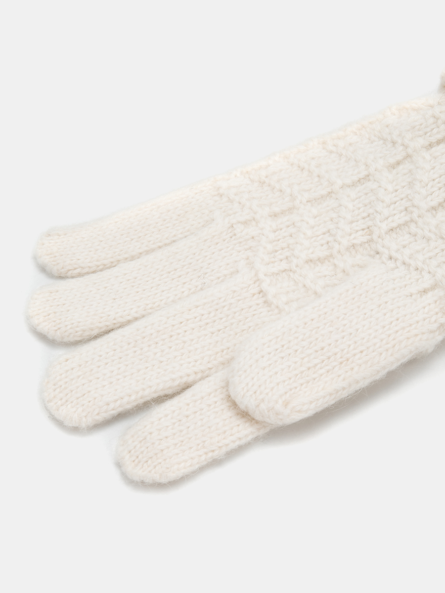 АУГП110000_Н Перчатки жен.Ralf Ringer,45%ше рсть,40%ангор,1 размер,белые