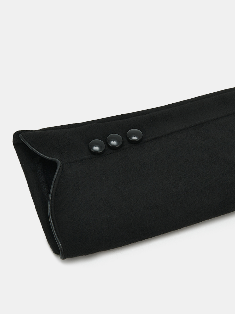 АУГП111600_Н Перчатки женские Ralf Ringer, 100%полиэстер,1 размер,черн