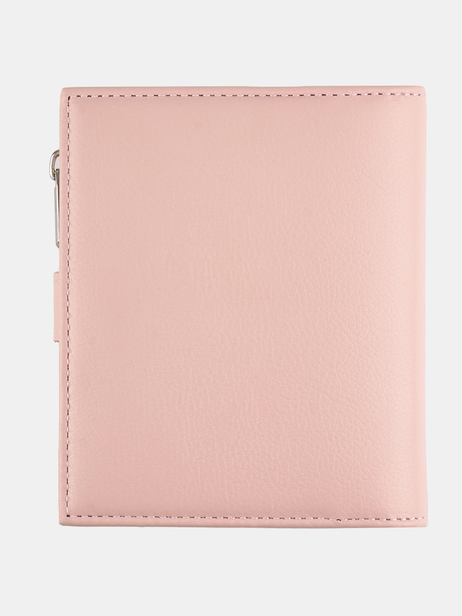 PJ.256.sz.LD.розовый-RR Портмоне жен.натуральн.кожа 110x130x12,розовое