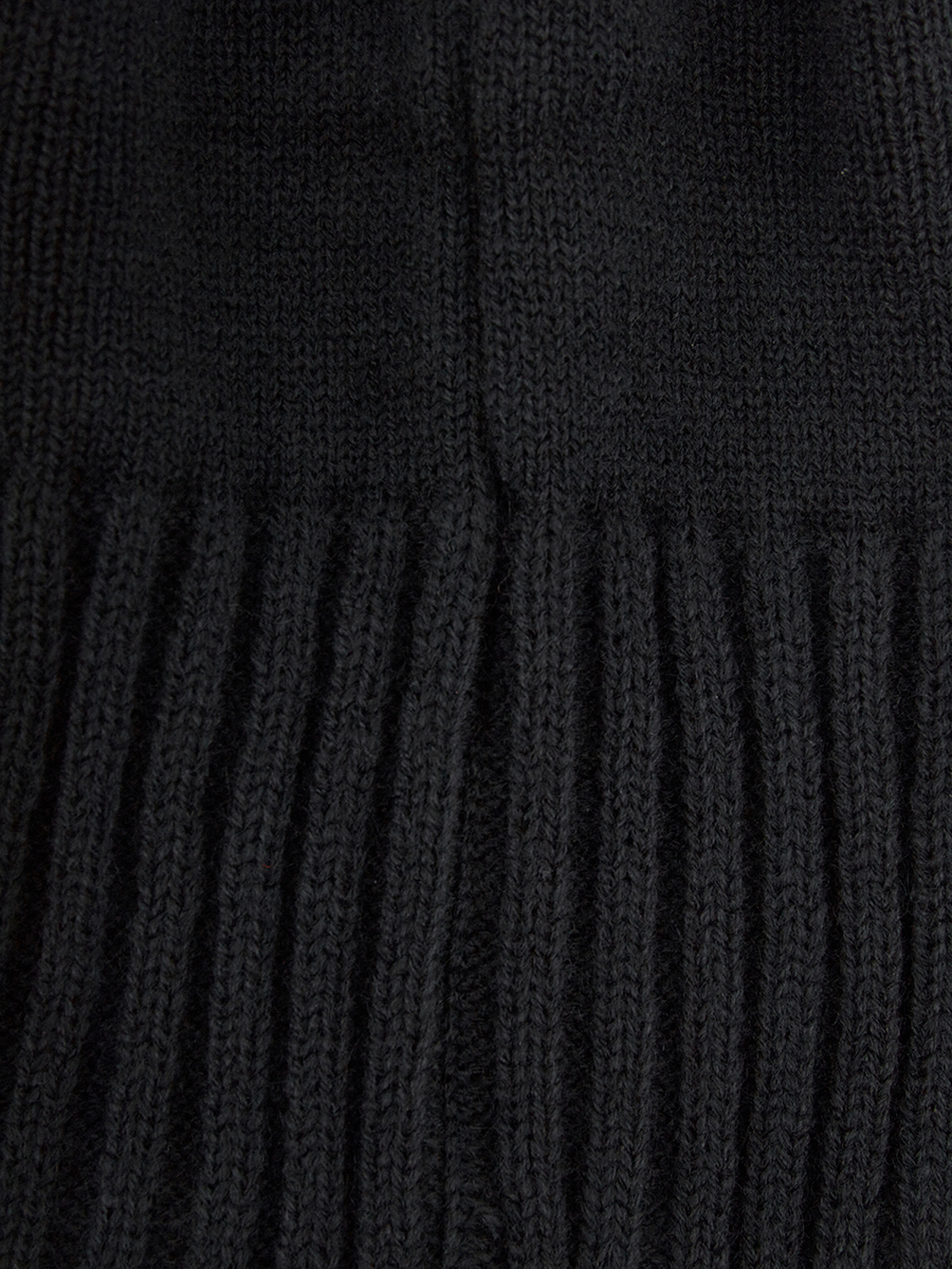 CLEVELAND03-P-01-N_Н Шапка мужская,100% акрил ,черная