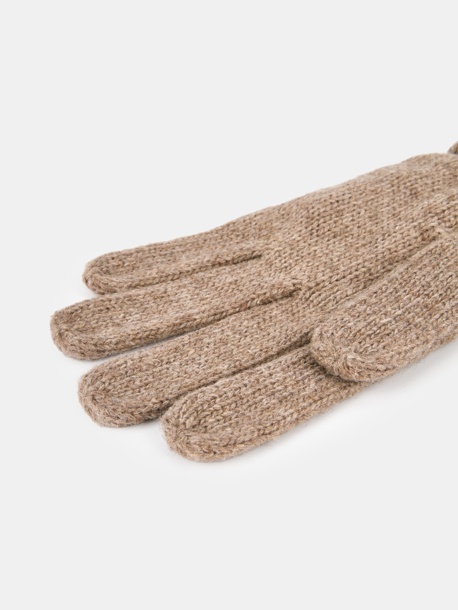 GLT-220-0004-AMP-35_Н Перчатки женские Ralf Ringer,4 5%шерсть,40%ангор,б/р,беж