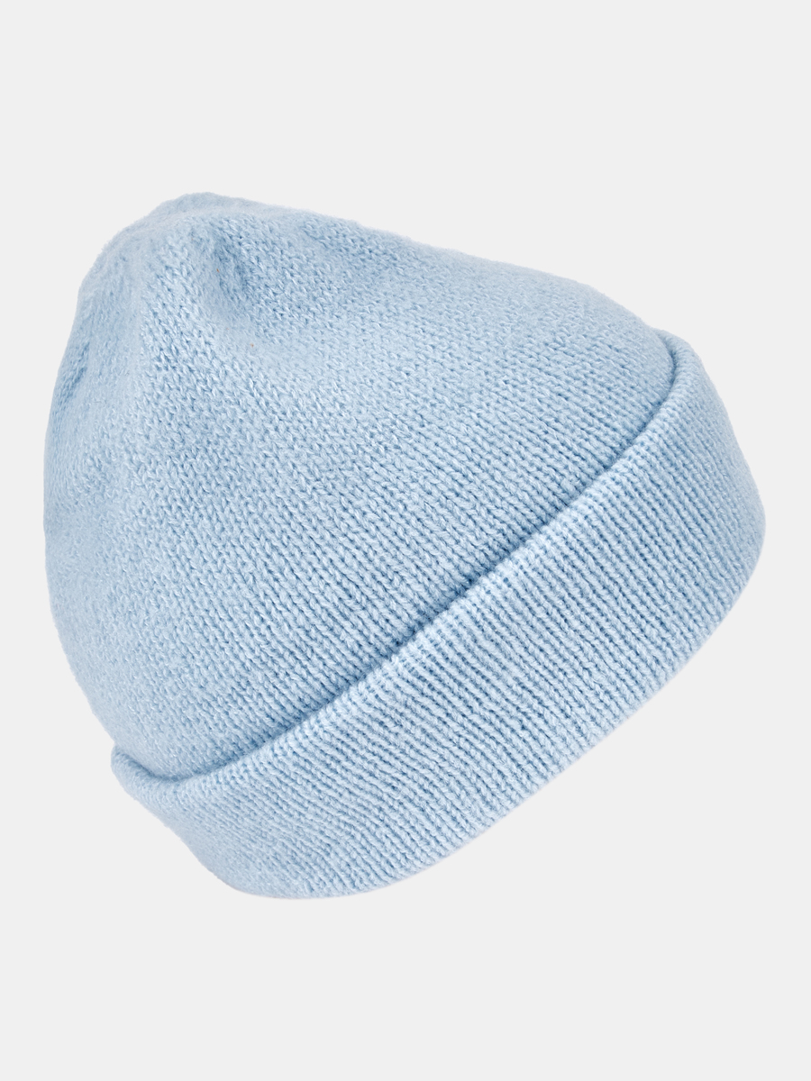 LB-A53010-l.blue_Н Шапка женская Labbra 50%шерсть 50%акрил  р.57 светло-голубая