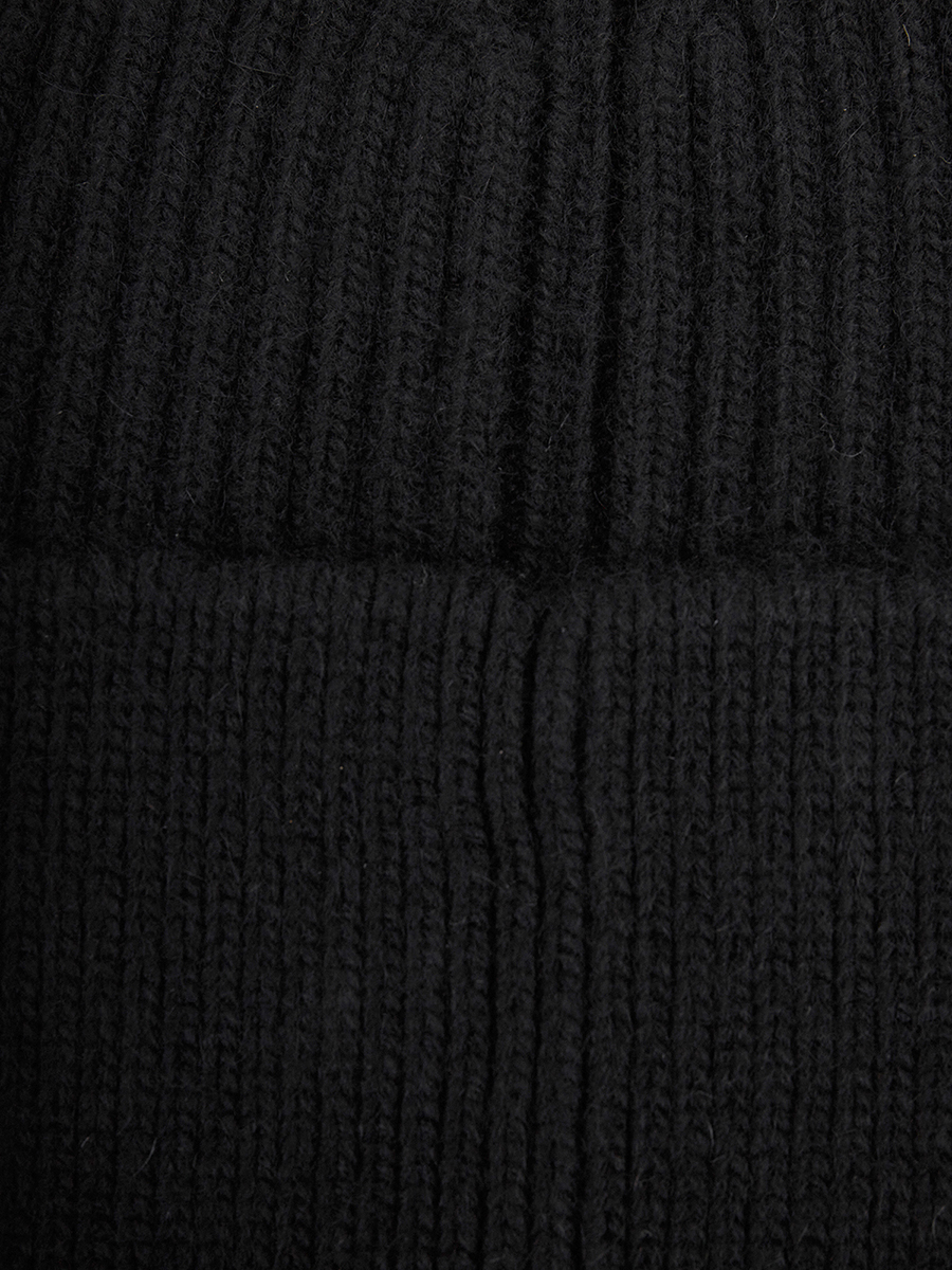 MERSEYSIDE03-P-01_Н Шапка женская,60%нейлон,30%вис коза,10%ангора,черная