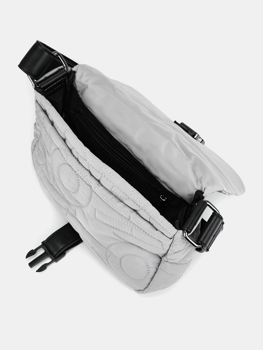 Сумка женская, серая,  25*11*18 