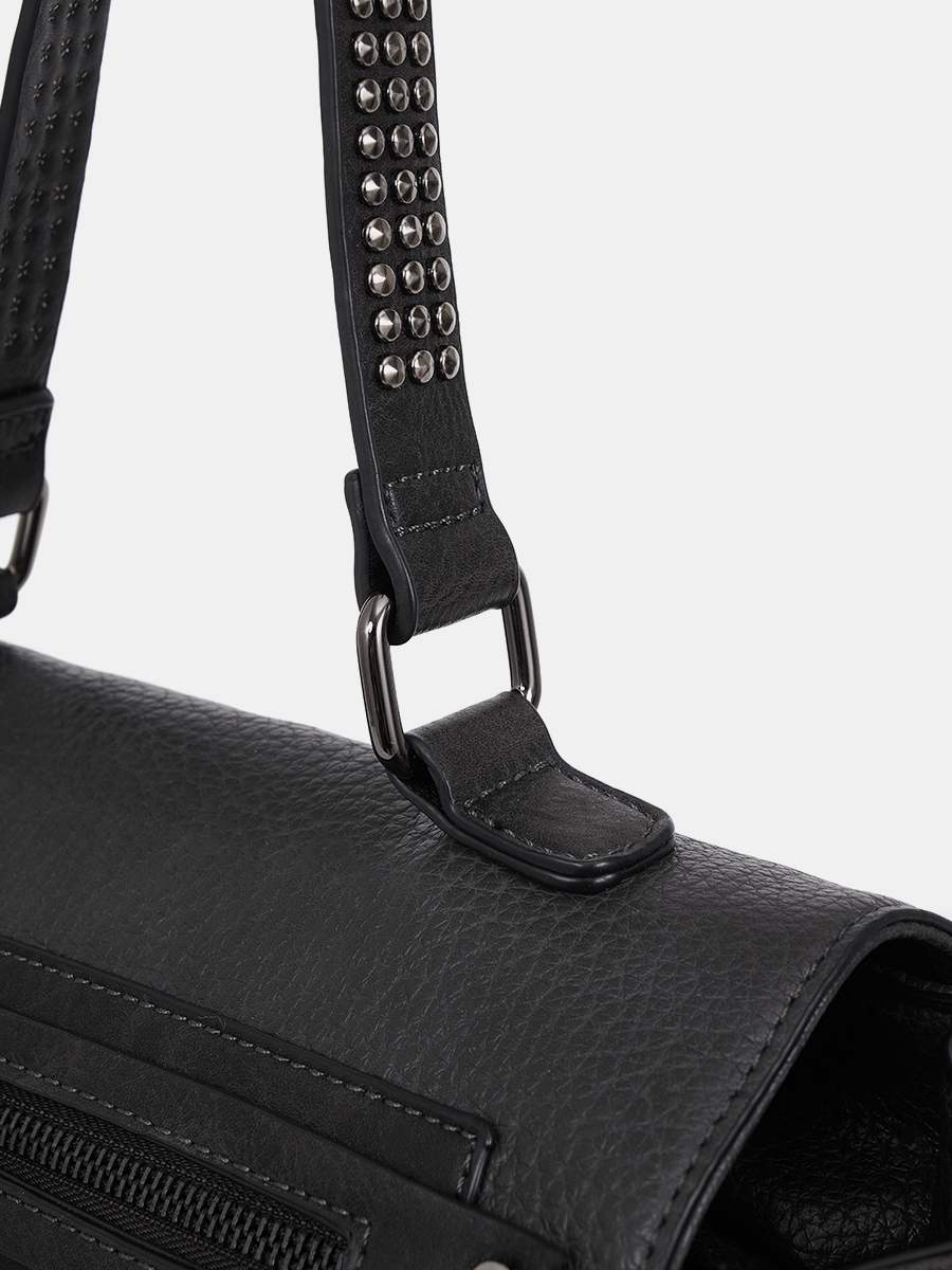 51-137-38-4 Сумка женская 33х12х23 Portofiano  серая