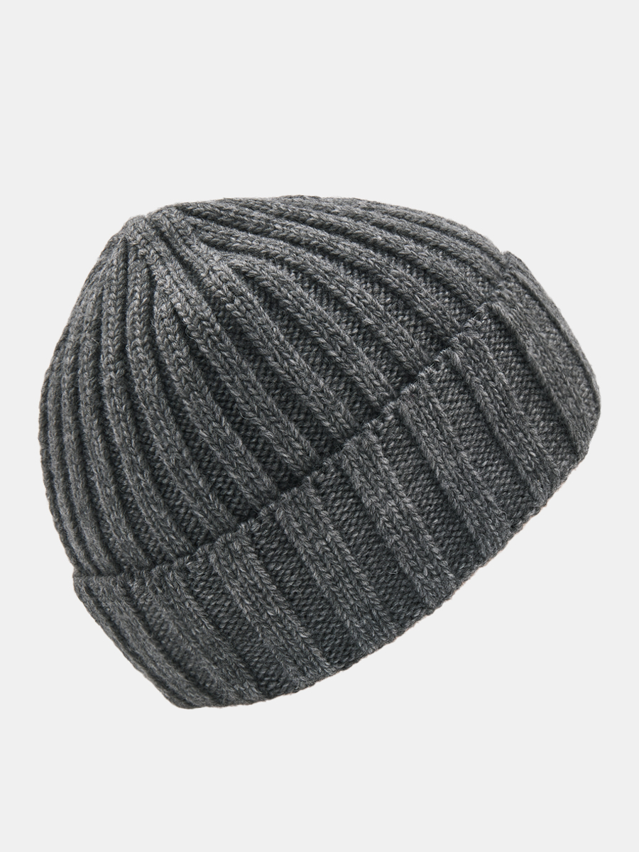 АУГЧ089900 Шапка мужская Ralf Ringer 50% шерсть,50%акрил,серая