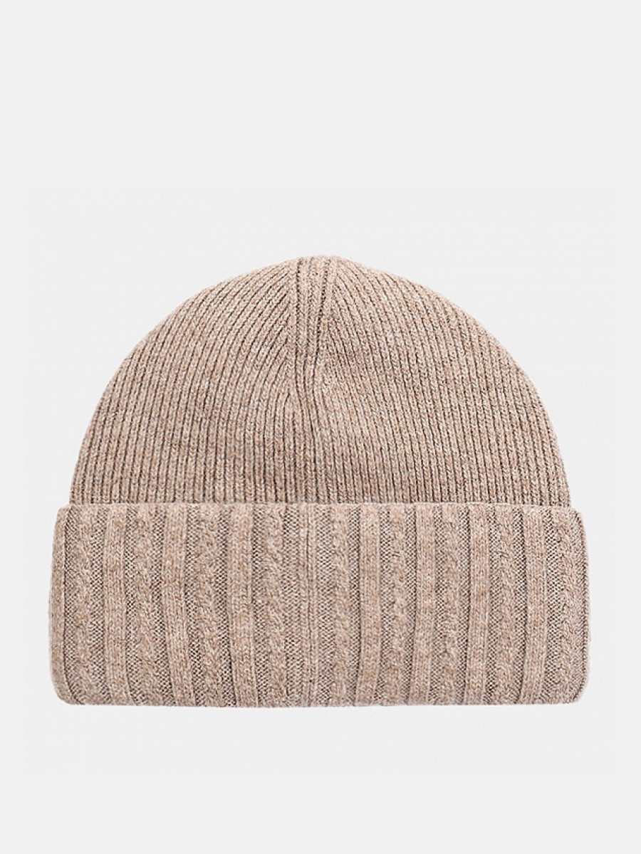 110322P-14329-12 Шапка женская 60%нейлон,30%вис коз,10%ангор,без/разм.бежевая
