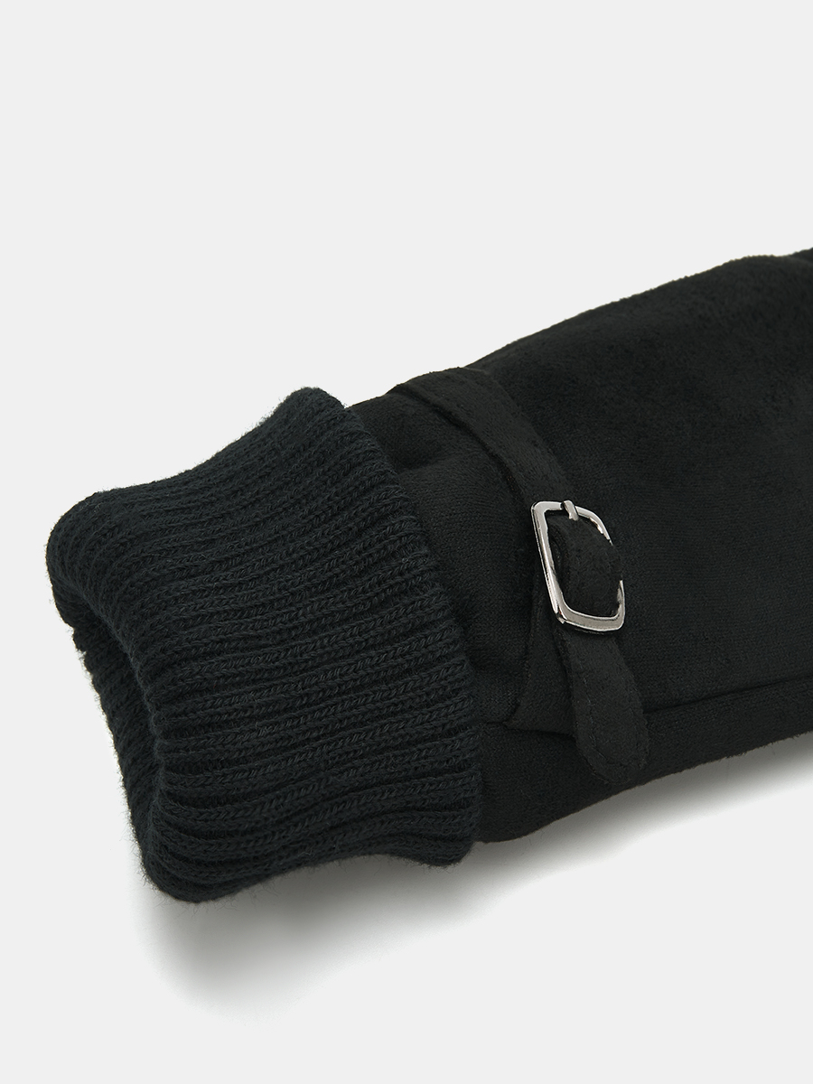 АУГП111100_Н Перчатки жен.Ralf Ringer,90%по лиэстер,10%эласт,1 размер,чер