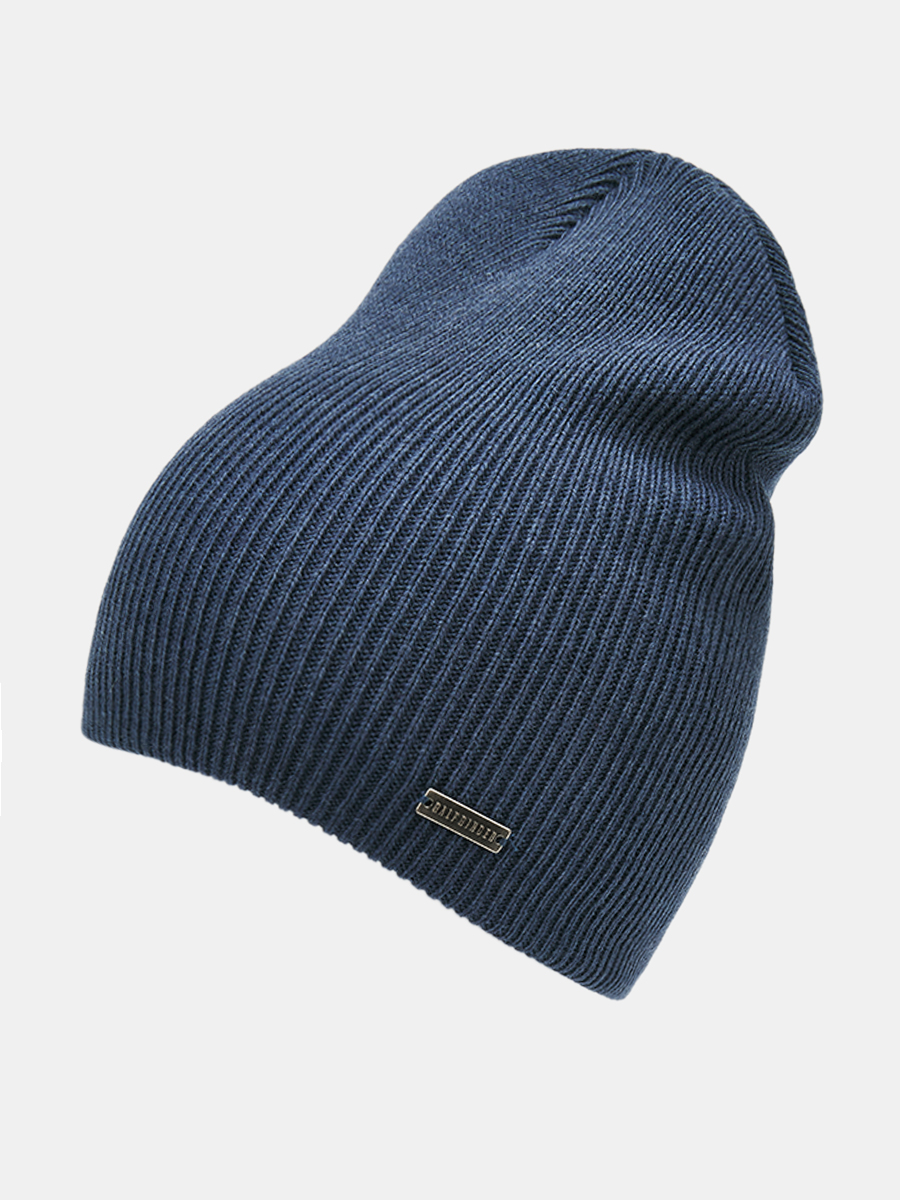 АУГЧ094400_Н Шапка мужская Ralf Ringer 70%шерсть,30%акрил,джинсовая