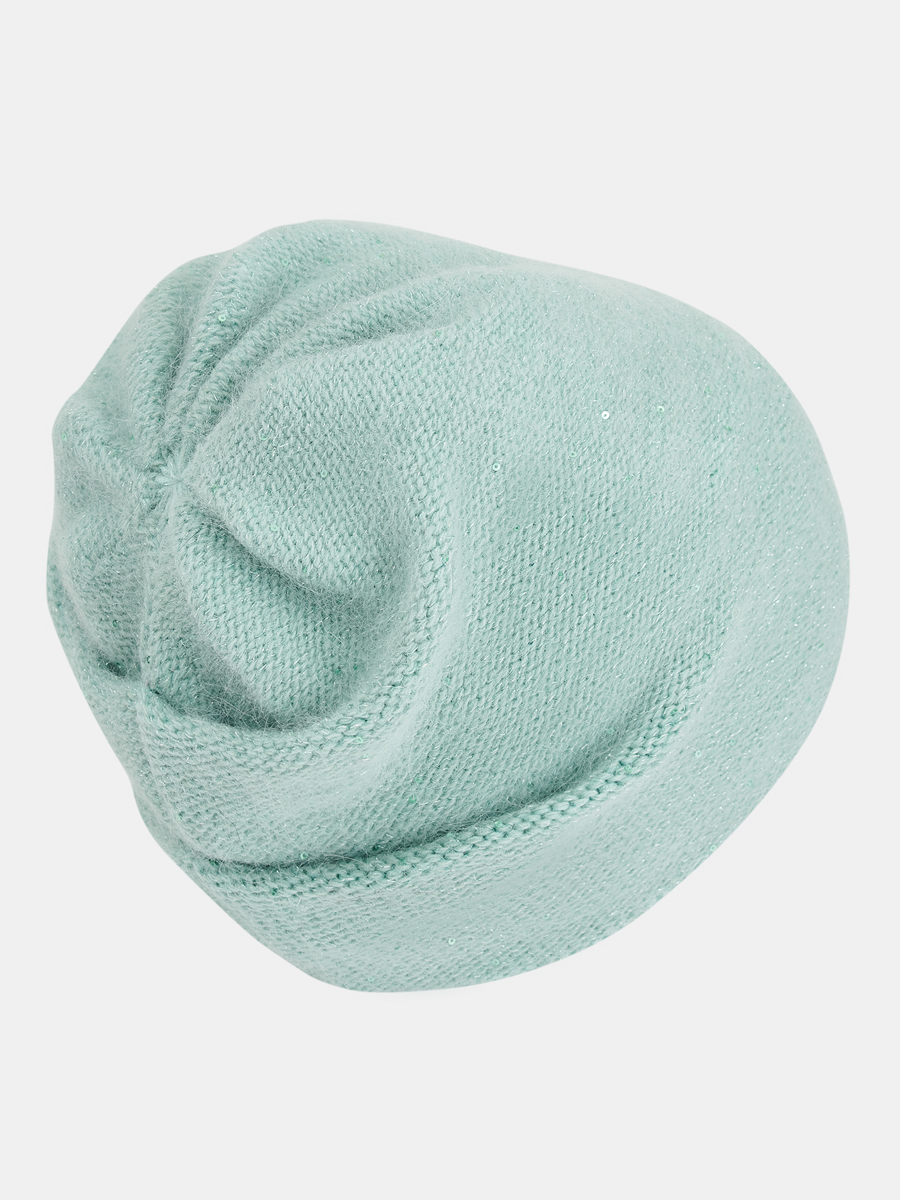 АУГЧ097700_Н Шапка женская Ralf Ringer,60% ангора,40%полиамид,эеленая