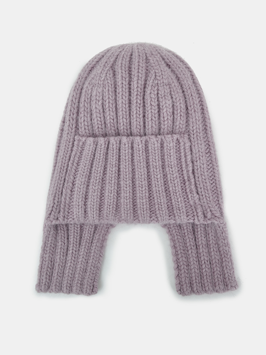 АУГЧ097400 Шапка женская Ralf Ringer,60% ангора,40%полиамид,лиловая