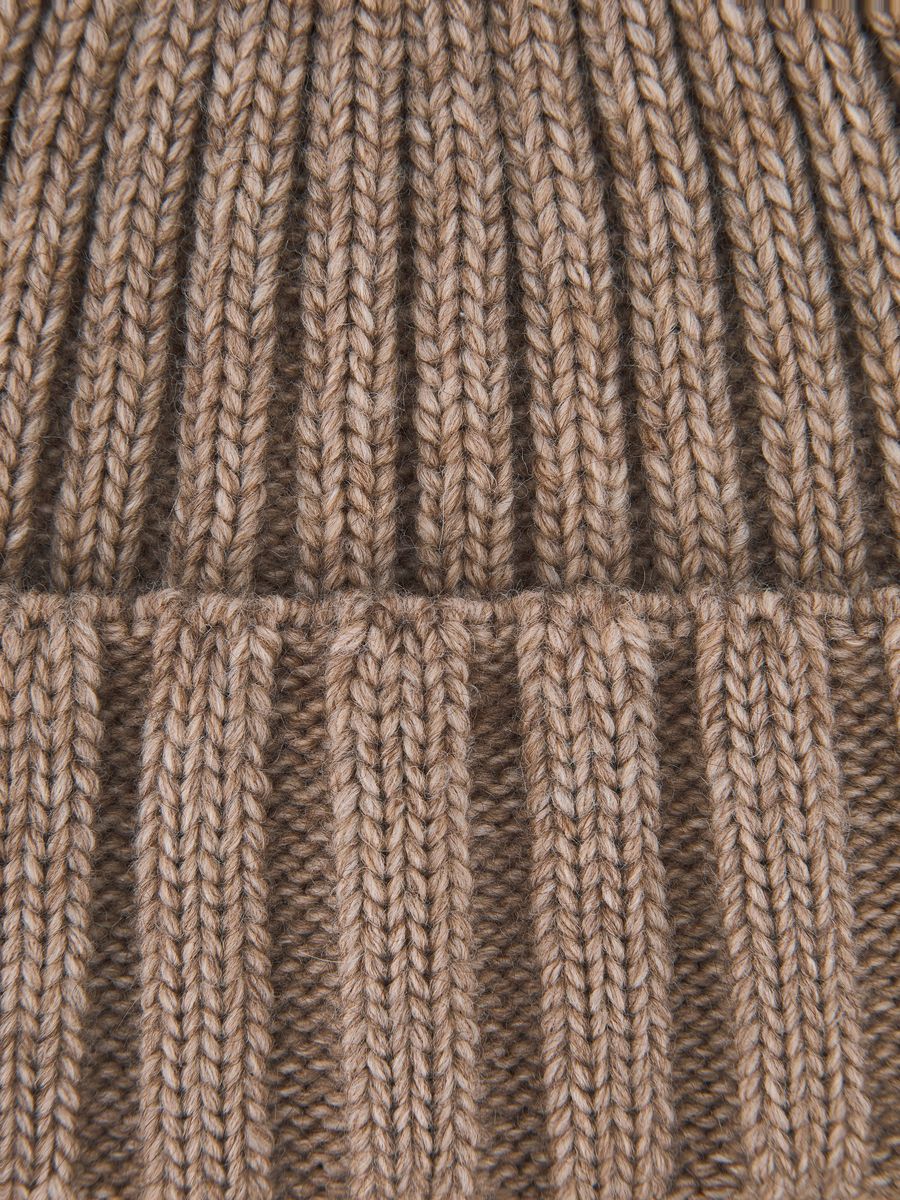 АУГЧ096400_Н Шапка мужская Ralf Ringer,50% шерсть,50%акрил,бежевая