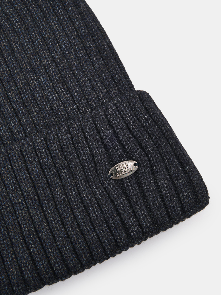 АУГЧ090600_Н Шапка мужская Ralf Ringer15%ка шемир,50%шерсть,35% вискоз,син