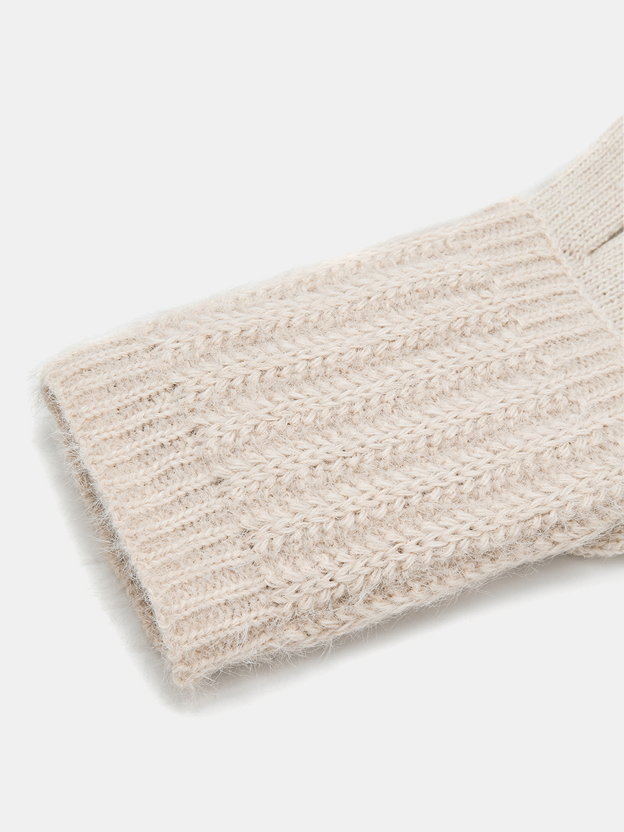 АУГП110500_Н Перчатки жен.Ralf Ringer,70%ак рил,20%шерсть,1 размер,беж