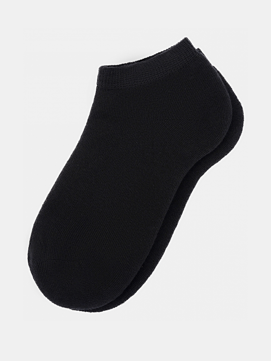 АУОН046200_Н Носки женские 80% хл.15%п/а, 5%эл.махра р.23-25 черные