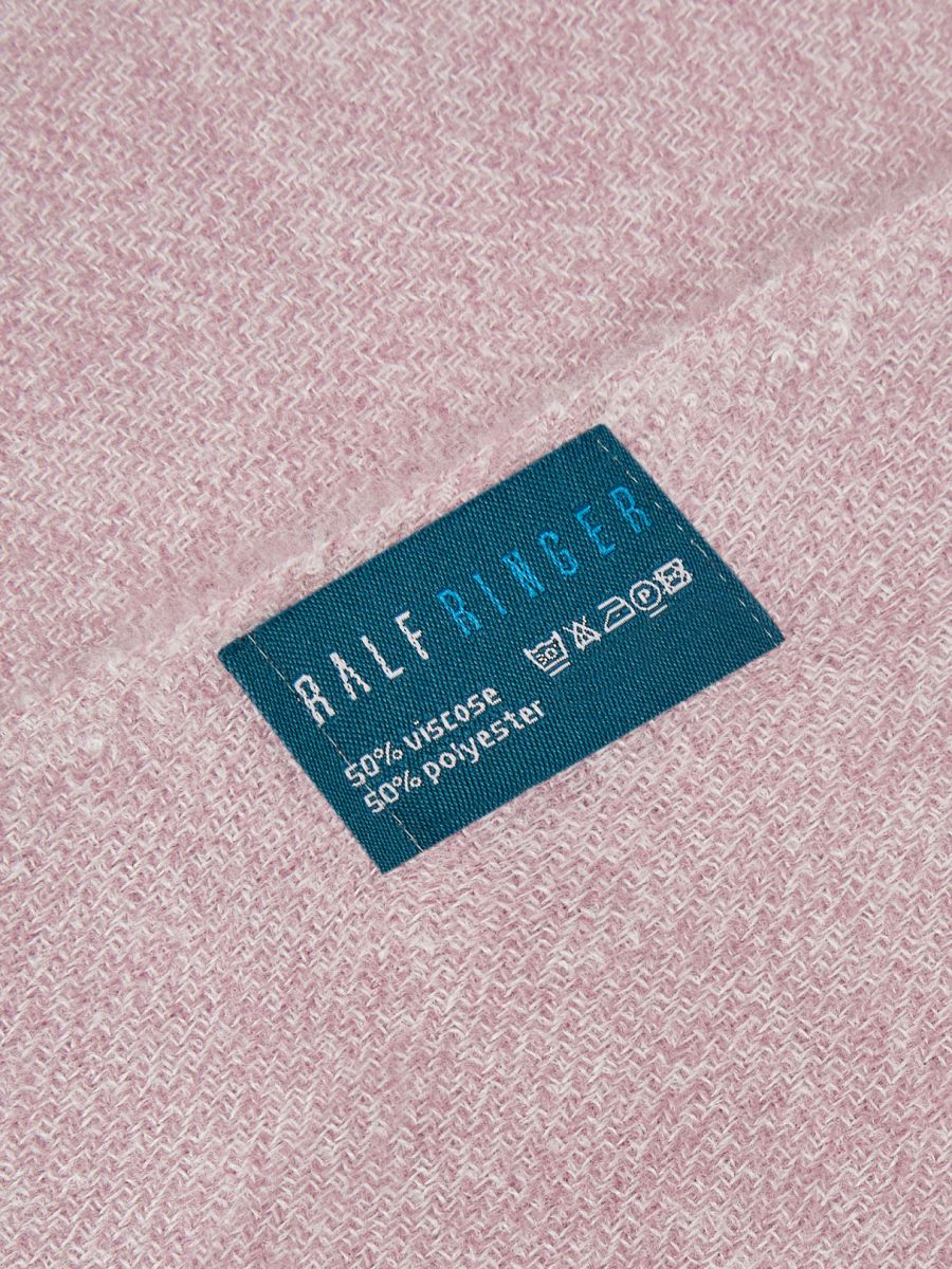 LARISA01-P-22_Н Палантин женский 80%вискоза, 20%полиэстер,70*180,розовый