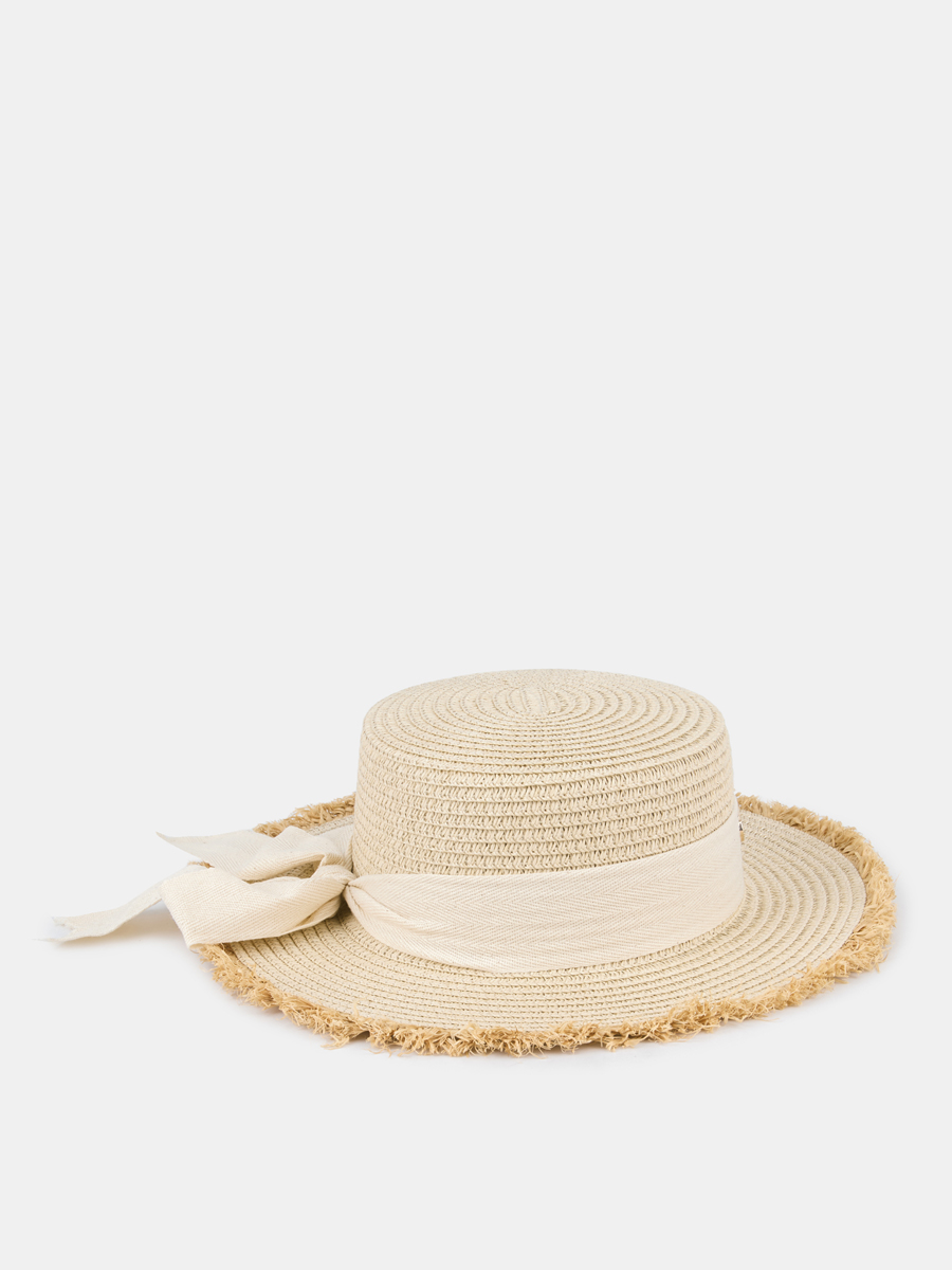 210313P-22030-12_Н Шляпа женская Ralf Ringer, 100%бумага,бежевая