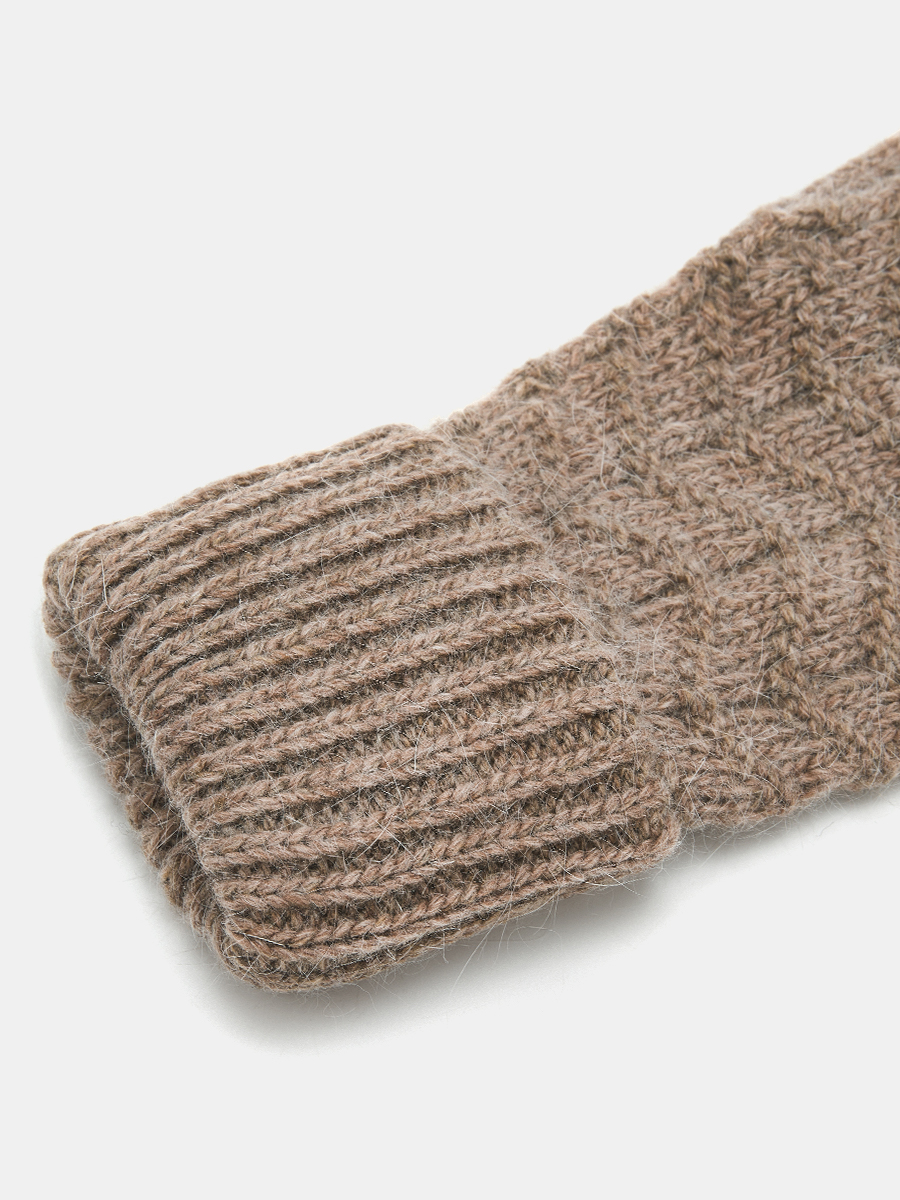 АУГП109900_Н Перчатки жен.Ralf Ringer,45%ше рсть,40%ангор,1 размер,беж