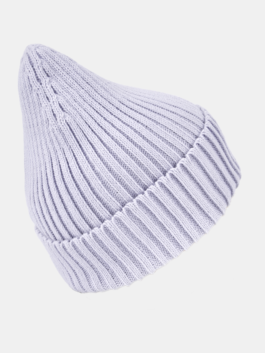 LB-BR55027-lilac_Н Шапка женская Labbra 50%шерсть 50%акрил  р.57 лиловая