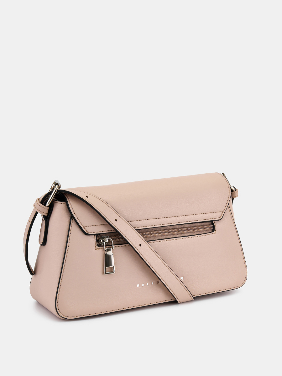 338100/03-06RF Сумка женская,искусственная ко жа,12x25x7,бежевая