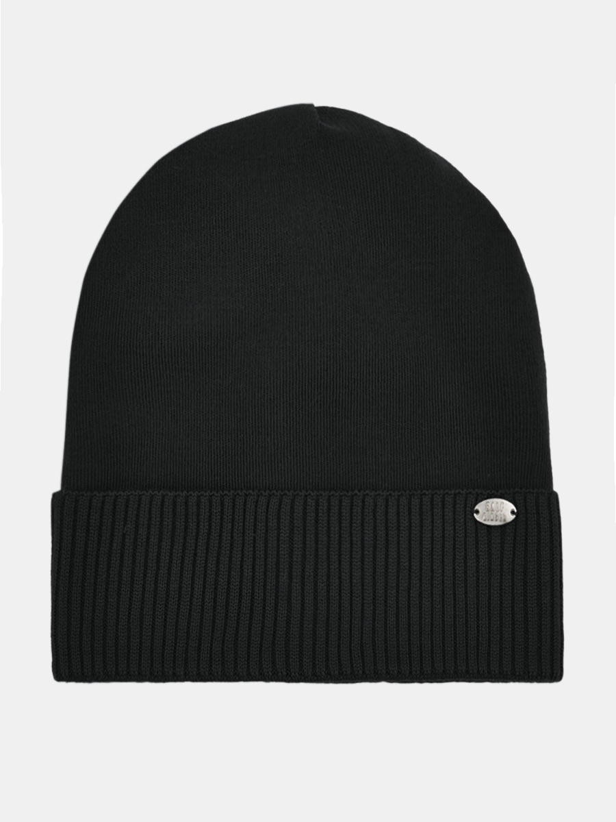 АУГЧ090800 Шапка мужская Ralf Ringer15%ка шемир,50%шерсть,35% вискоз,чер