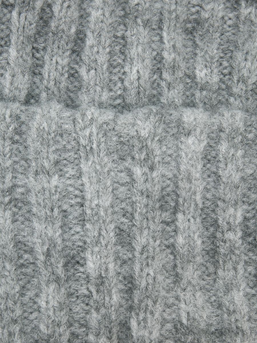 АУГЧ088400_Н Шапка женская Ralf Ringer 50% шерсть,50%акрил,серая