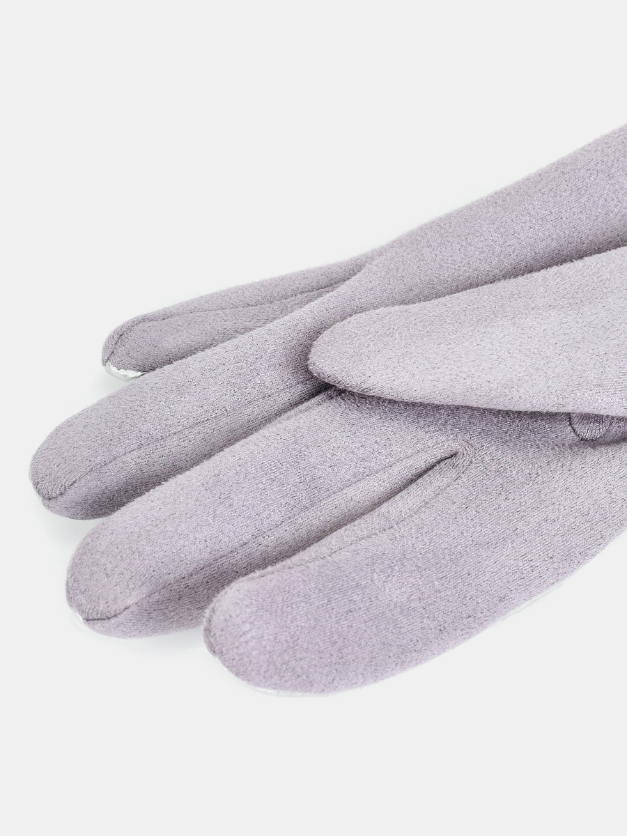 142322P-13803-001_Н Перчатки женские,100%полиэстер ,серые