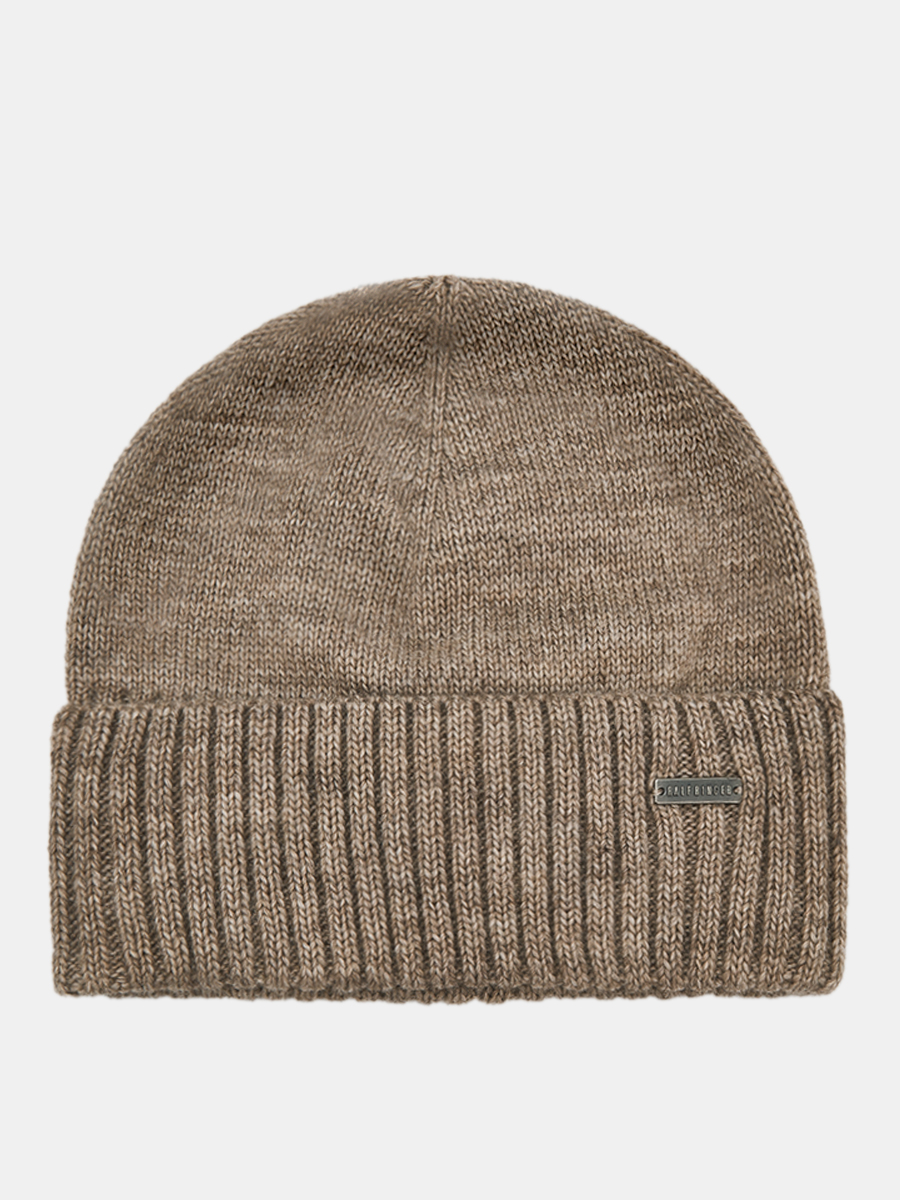 АУГЧ095900_Н Шапка мужская Ralf Ringer 50%шерсть,50%акрил,беж