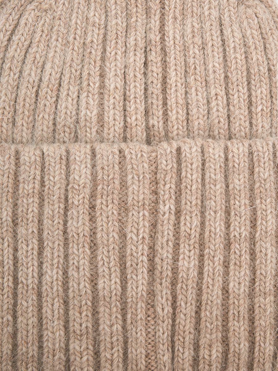 АУГЧ092700_Н Шапка женская Ralf Ringer 60% ангора,40%вискоза,беж