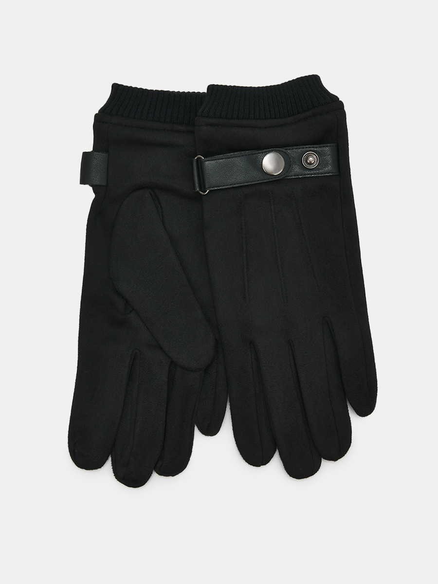 АУГП113900_Н Перчатки мужские Ralf Ringer, 100%полиэстер,один размер,чер