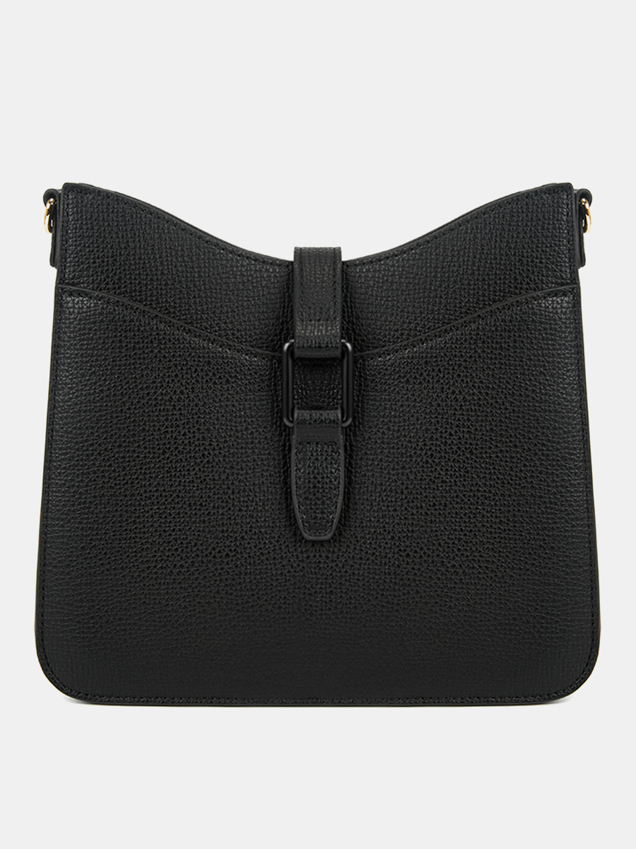 Сумка женская, черная, 8*20,5*22,5