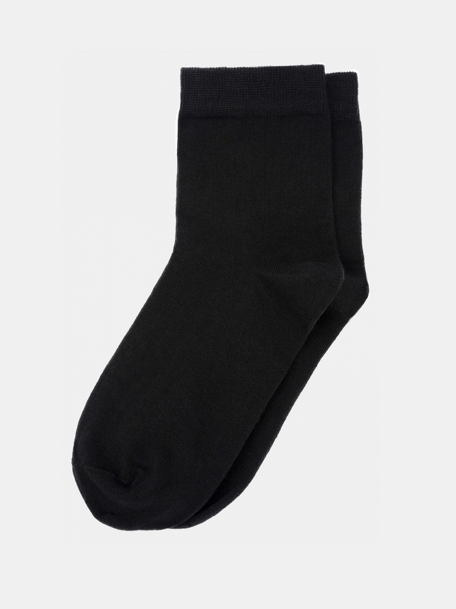 АУОН039100_Н Носки мужские 80%хл.15%п/а ,5%эл.р.25-27черный