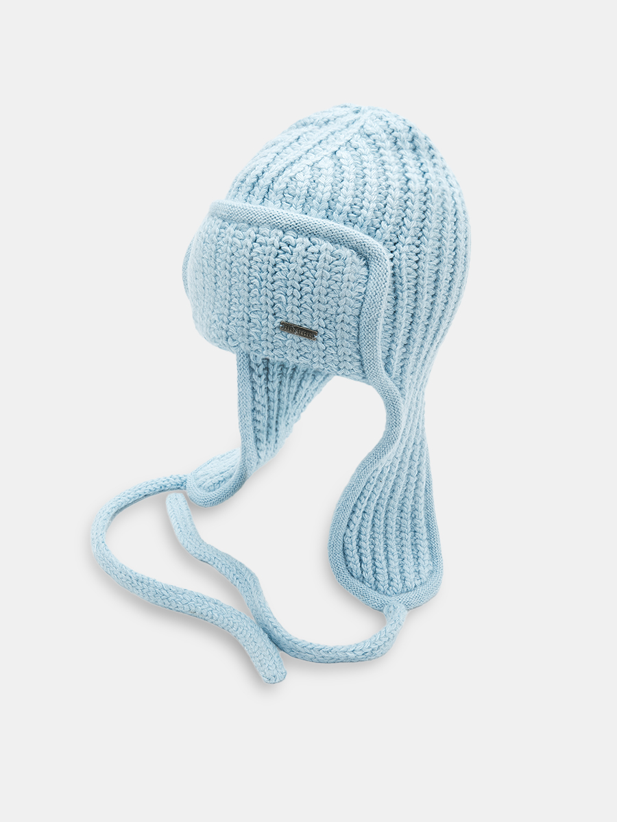 АУГЧ092900_Н Шапка женская Ralf Ringer 60% ангора,40%вискоза,голубая