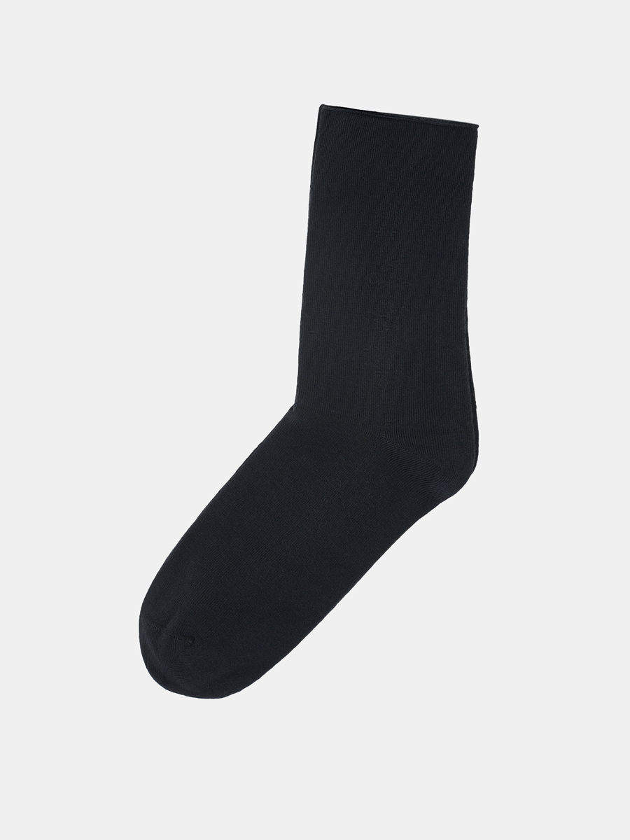АУОН052700_Н Носки мужские р25-27хлопок 80 %полиамид15%,эластан 5%,черные