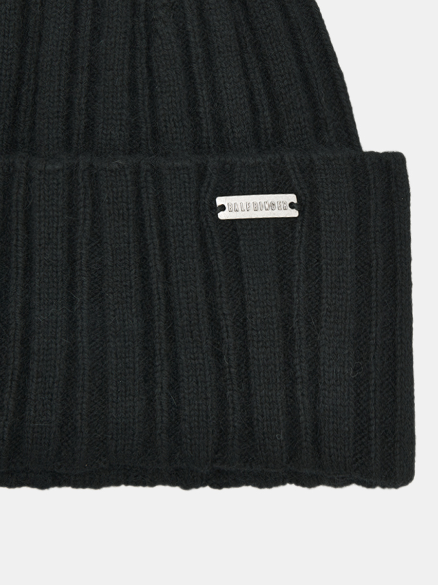 АУГЧ095300_Н Шапка мужск.Ralf Ringer60%виск оза,20%ангора,20%шерсть,черная