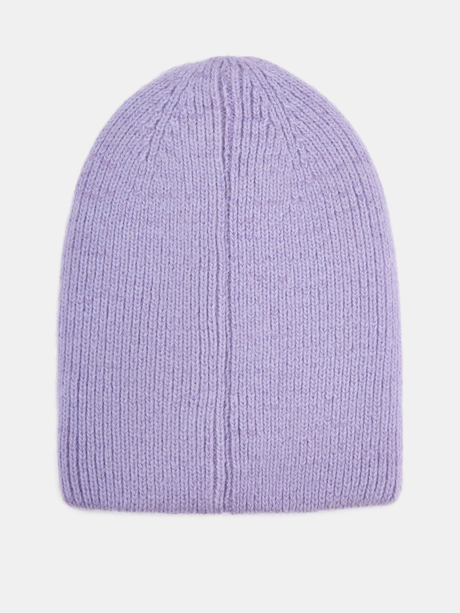 110323P-18455-22_Н Шапка женская,50%акрил,30%виск оза,20%ангора,сиреневая