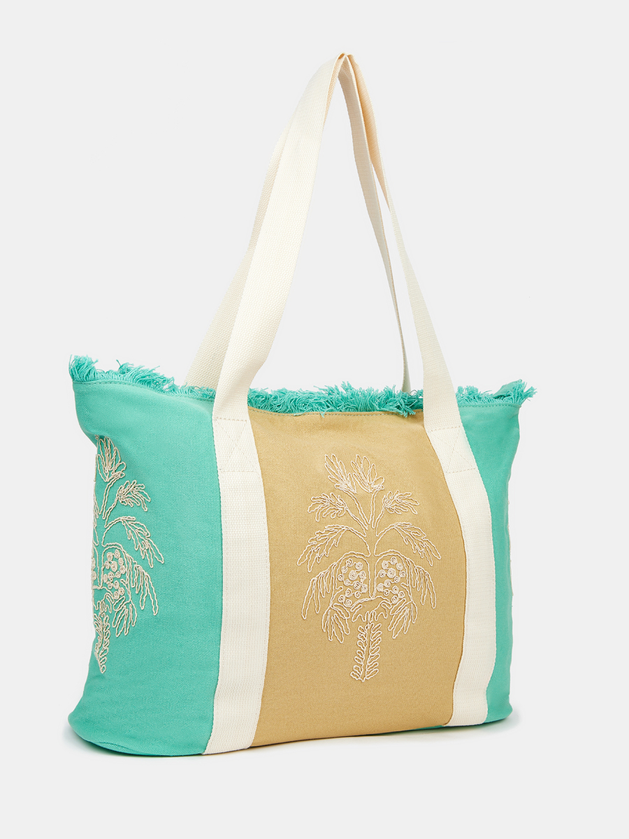 Сумка женская, зеленая, 30,5*49,5*12,5